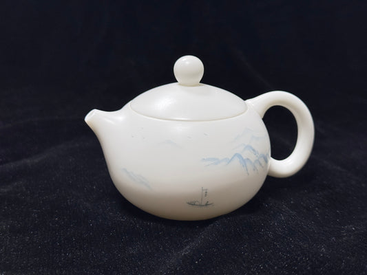 Fujian DeCi Series "Blue Mountain" Xishi Tea Pots & Cup set