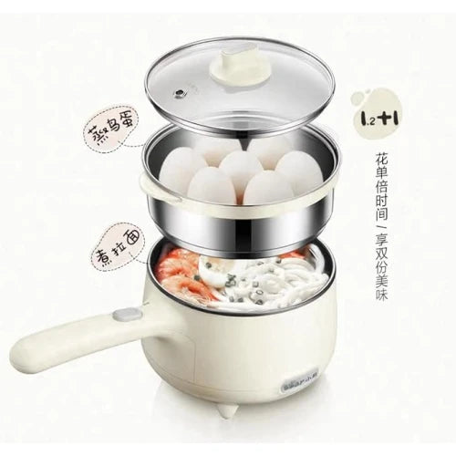 【Bear】Electric Multipurpose Steamer Pot and Sauce Pot 1.2L