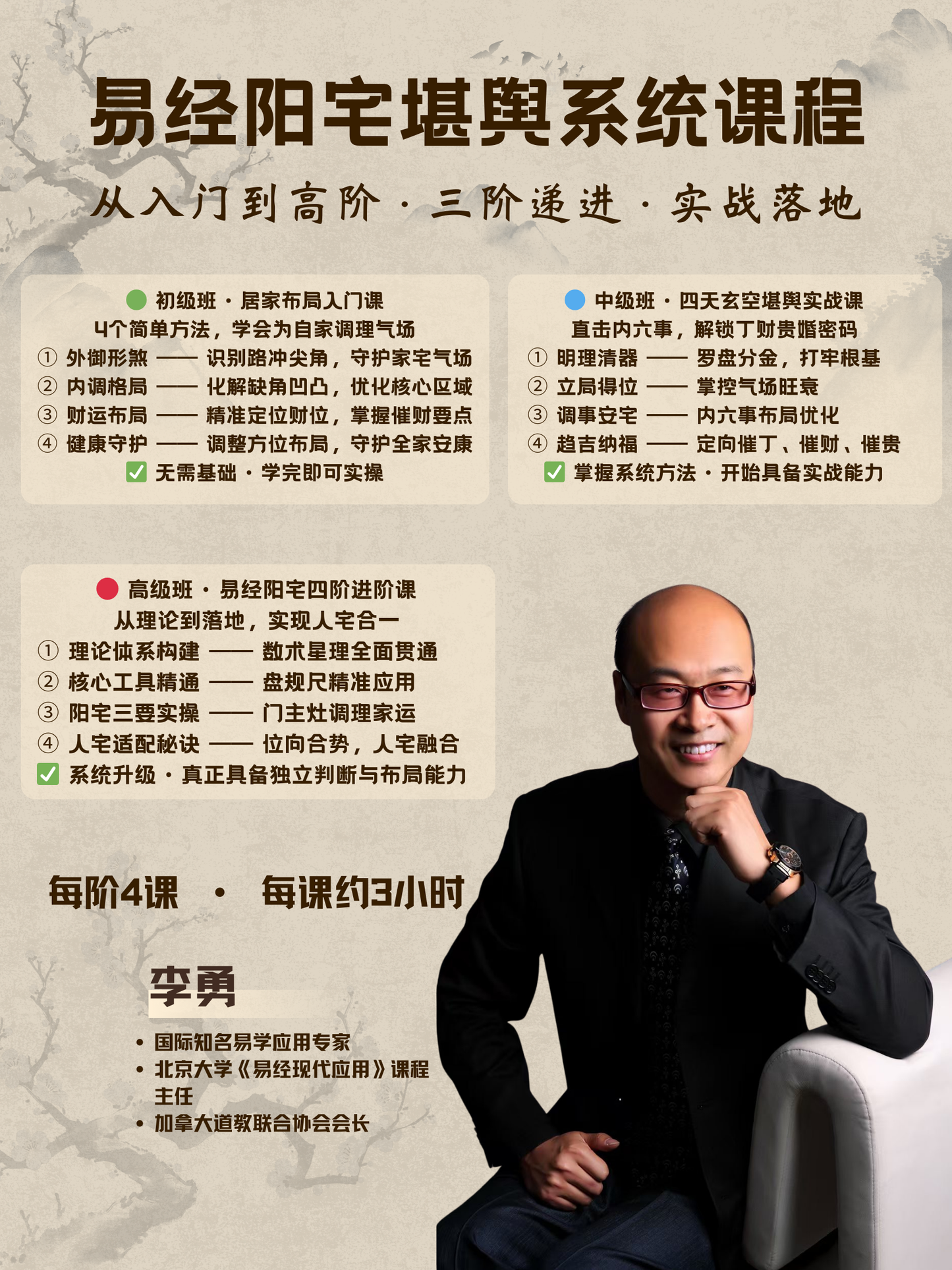 易经堪舆系统课程｜初级中级高级